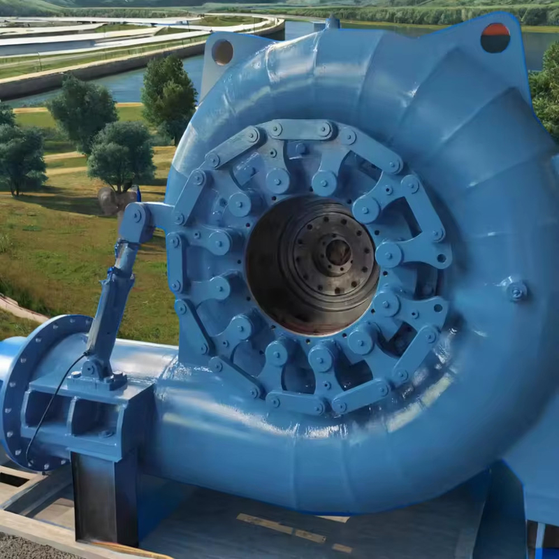 Automatic Control Stainless Steel Francis Turbine Generator - 300KW-20MW Power 400V-10kV Vertical