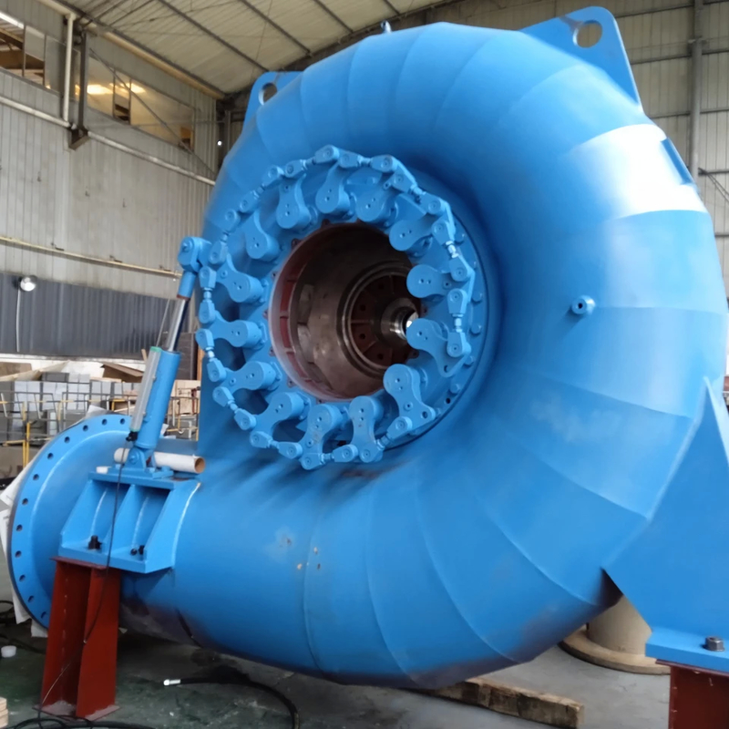 200kW - 20MW Steel And Stainless Steel Construction Francis High Head Water Turbine With Durability