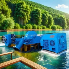 220V-11000V Turgo Turbine 50-400M Rated Voltage 200KW-30MW Rated Power