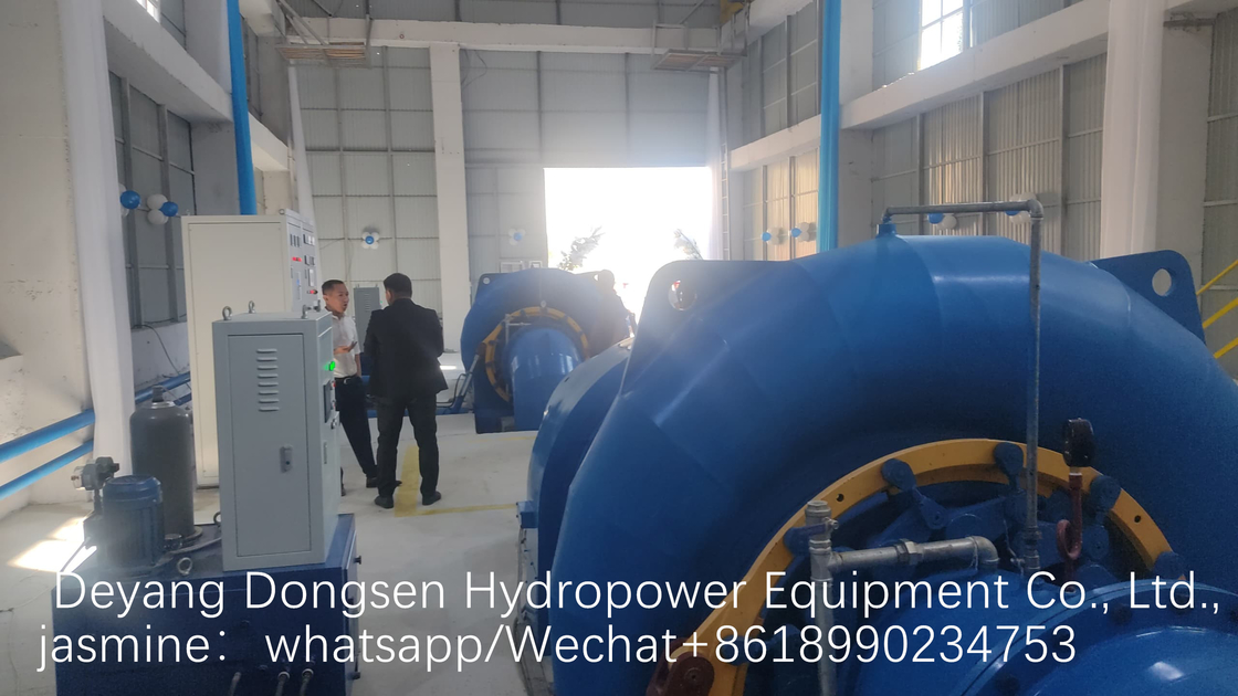 Automatic Stainless Steel Francis Hydraulic Turbine Generator With Rated Power Of 300KW-20MW