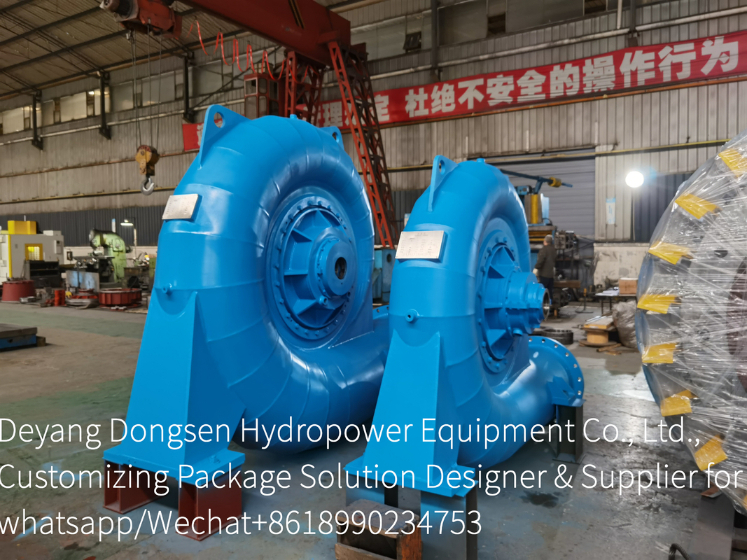 Air / Water Cooling Water Turbine Generator For 200kw-20mw Rated Frequency 50Hz/60Hz