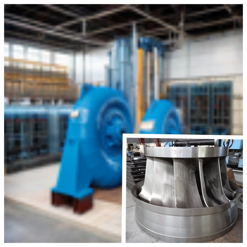 Stainless Steel Francis Turbine Generator with 90%-96% Efficiency and 300KW-20MW Power