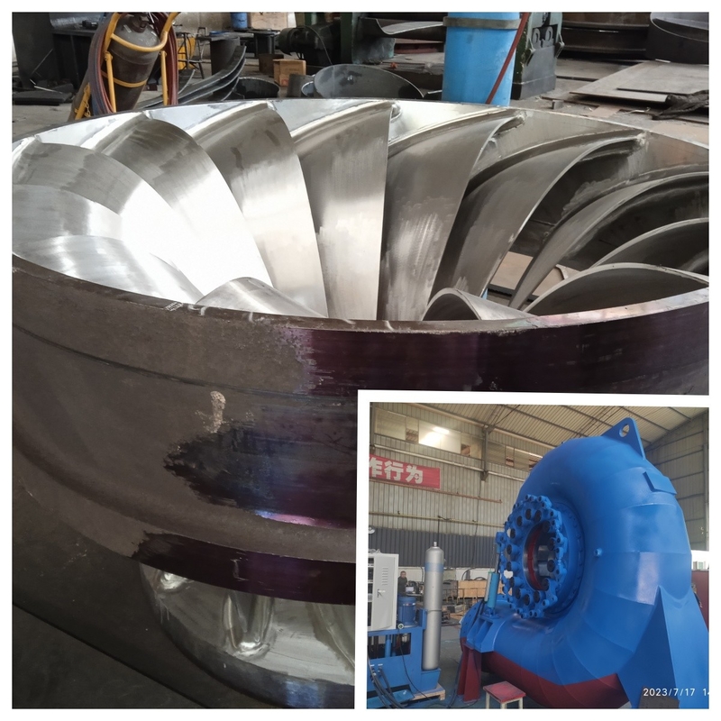 Compact 300Kw-20Mw Stainless Steel Francis Water Turbine Generator For Hydro Power Plant