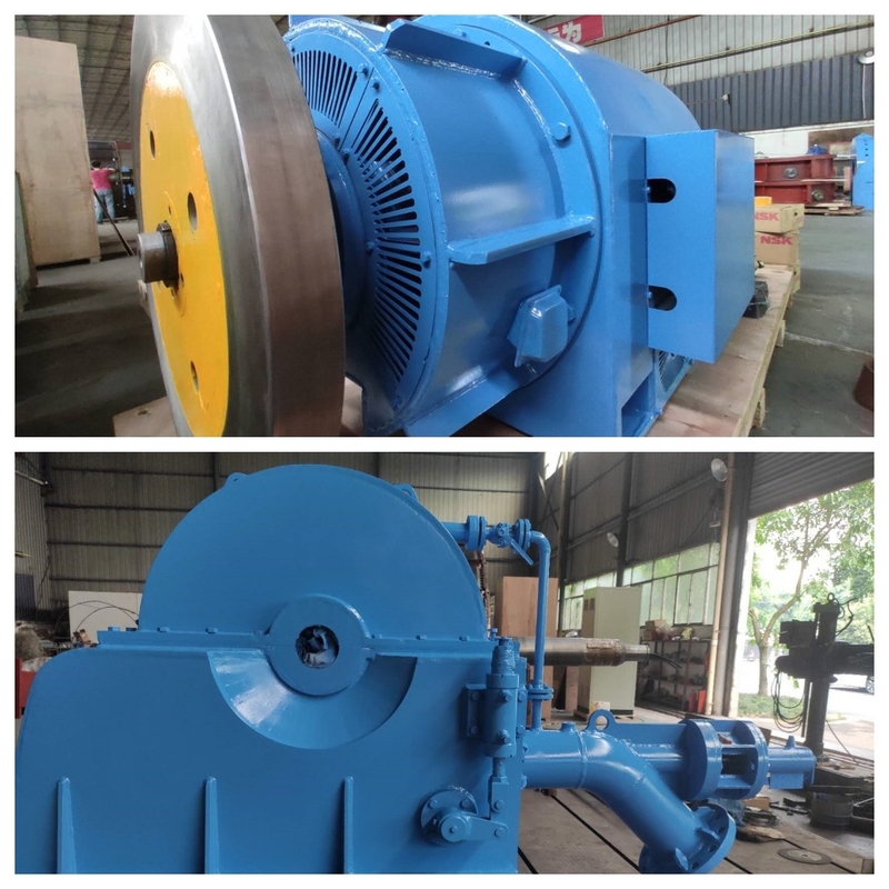 Cast Iron Pelton Wheel Turbine Generator Rated Current 100A-1000A 100KW-50MW For Power Generation