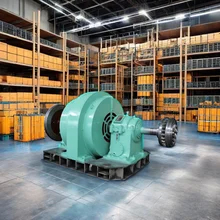 Vertical / Horizontal Installation Customized 200kw-20mw Water Turbine Generator With Air / Water Cooling