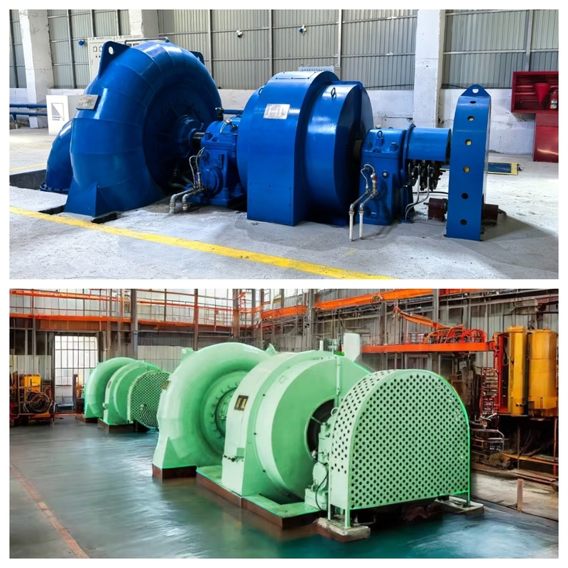 Customized Francis Turbine Generator With Electrical Equipment Microgovernor For Hydropower Plant
