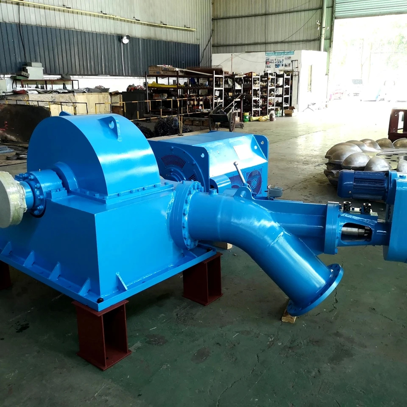 Stainless Steel Turgo Turbine Generator 90%-96% Efficiency and 50-400m Rated Head for Optimal Performance