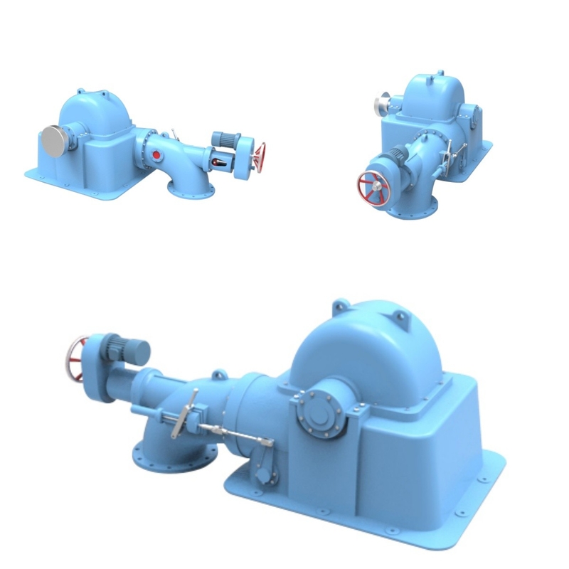 Vertical / Horizontal Installation Method 500kW Turgo Turbine Hydro Generator With AVR Customized