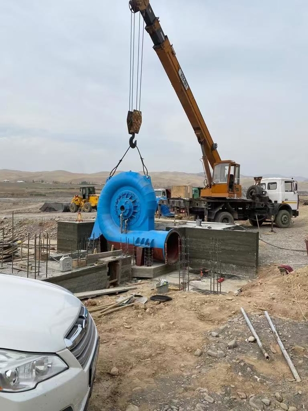 50 Years Service Life Water Turbine Generator Synchronous Type Air/Water Cooling for Benefit