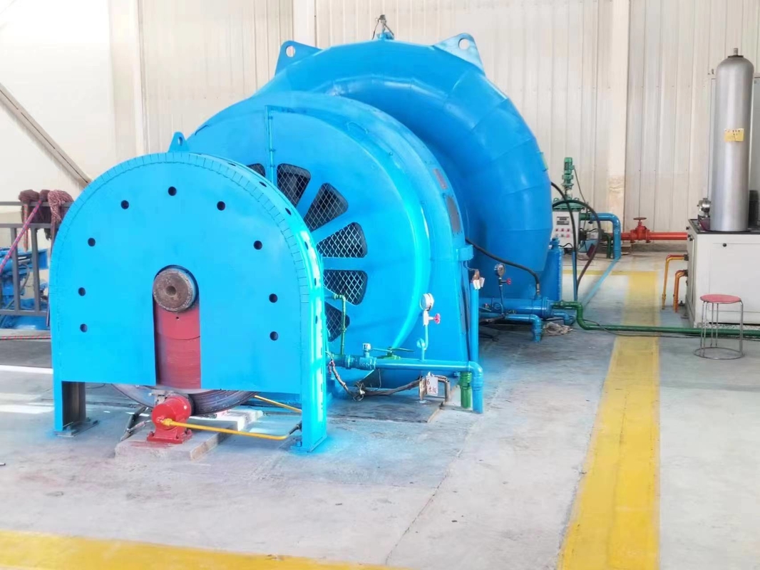 DN2250-3200mm Pipe Diameter Francis Turbine Generator with Automation Control System and Air/Water Cooling