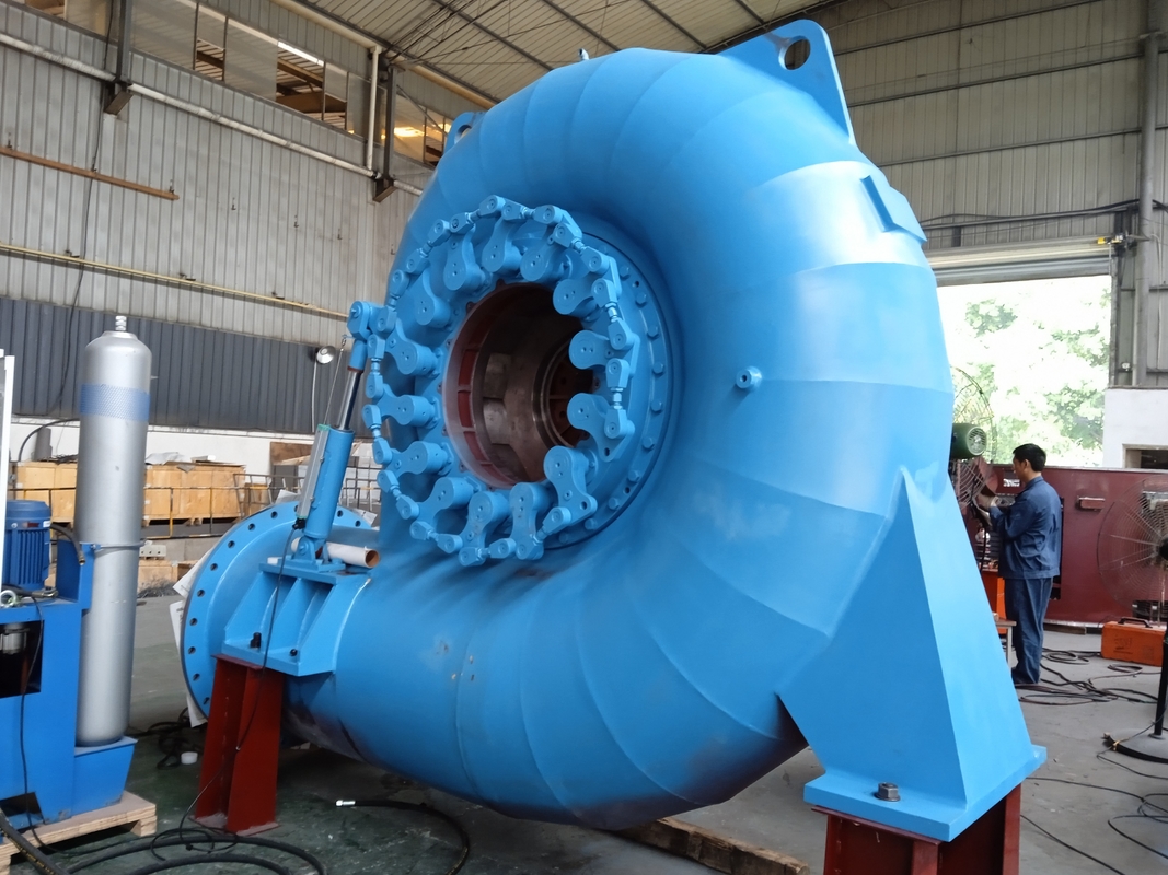 DN2250-3200mm Pipe Diameter Francis Turbine Generator with Automation Control System and Air/Water Cooling