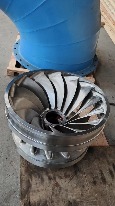 Multiple Blades Performance Water Power Turbine with 10-20 Years Lifespan and 90% Efficiency