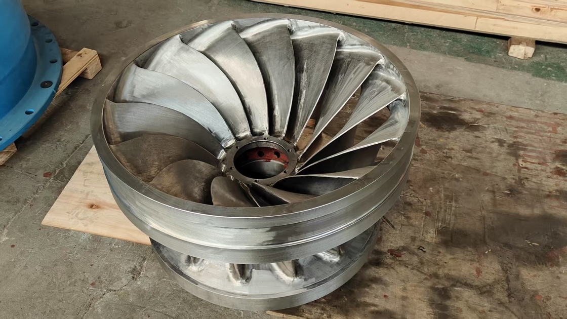 Multiple Blades Performance Water Power Turbine with 10-20 Years Lifespan and 90% Efficiency