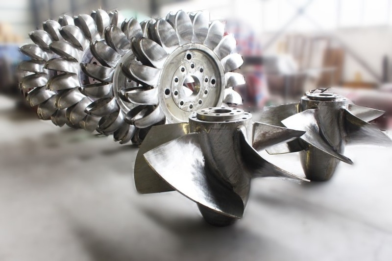 Customized Inlet Diameter 1-5 Meters Hydro Turbine Runner with and Rated Rotor Speed 100rpm 200rpm 300rpm 500rpm 1000rpm