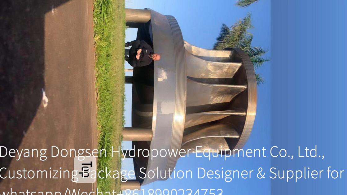 Generate Power Customized Blade Height Stainless Steel Hydro Turbine Runner for Long-lasting Energy Production