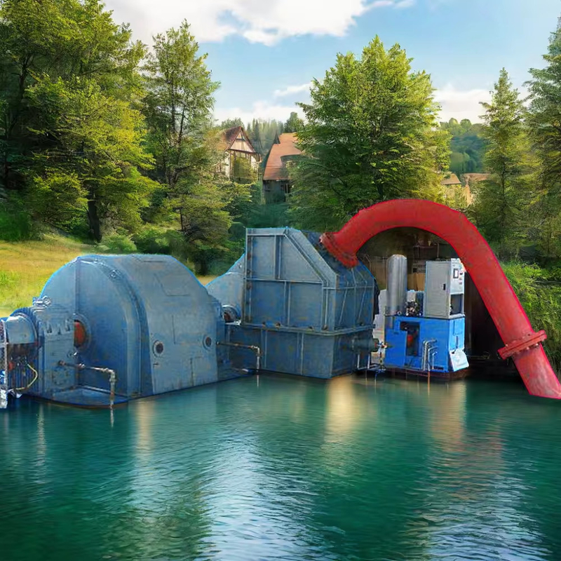 Customized High Head Pelton Water Turbine Generator Equipped With Intelligent Control Protection System