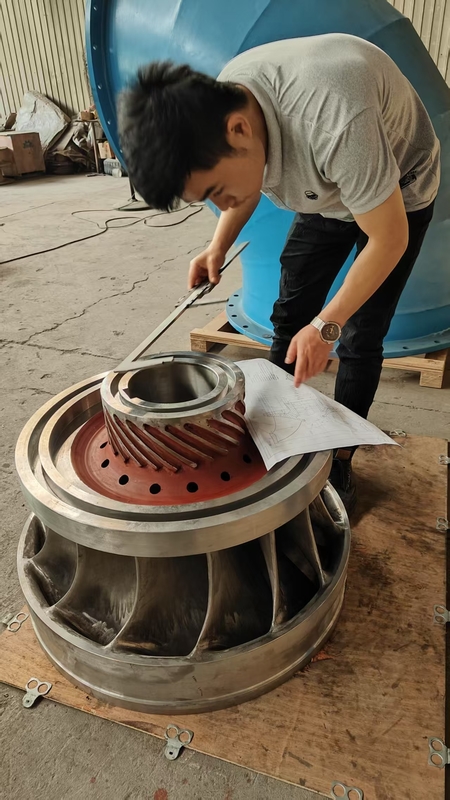 High or Low Speed Rotation Hydro Turbine Runner with Inlet Pressure 10 MPa
