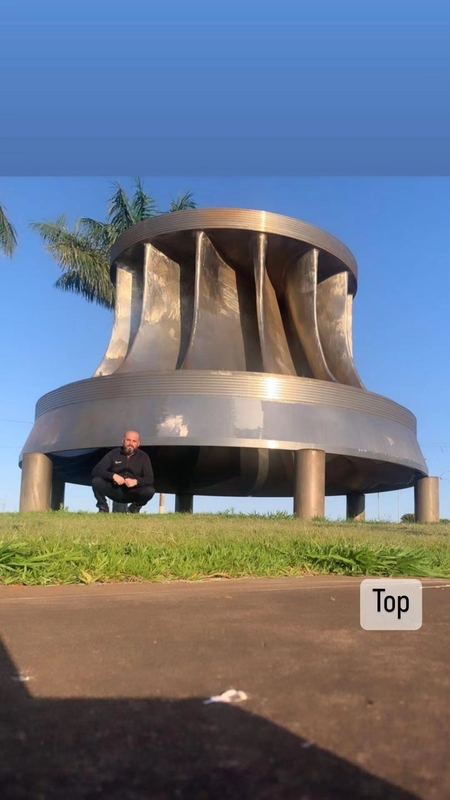 Francis Runner  Blade Angle Hydroelectric Turbine For And Inlet Pressure Of 10 MPa