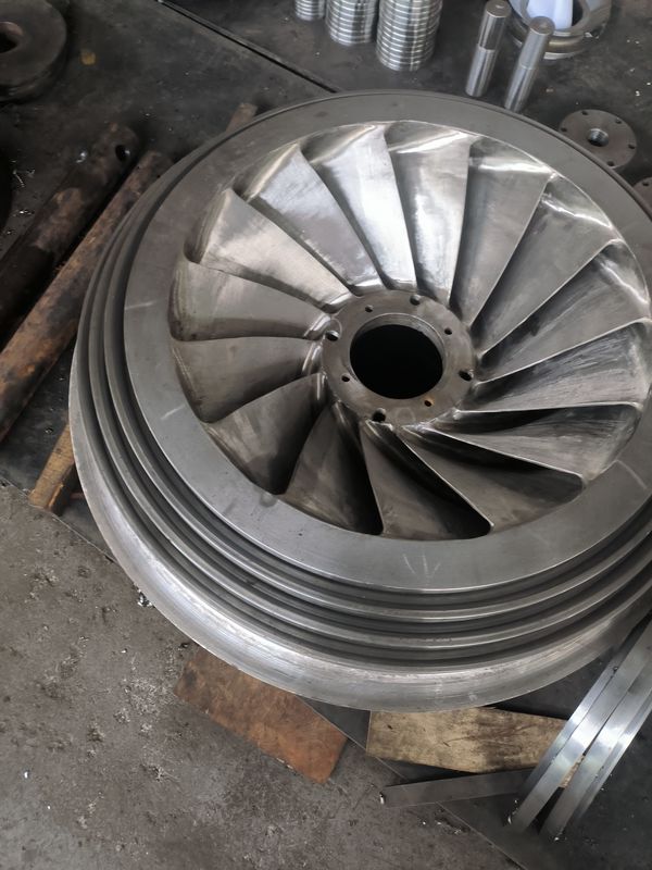 Customized Inlet Diameter 1-5 Meters Hydro Turbine Runner with and Rated Rotor Speed 100rpm 200rpm 300rpm 500rpm 1000rpm