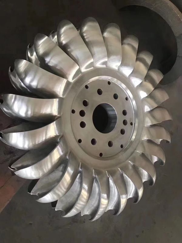 Customized Inlet Diameter 1-5 Meters Hydro Turbine Runner with and Rated Rotor Speed 100rpm 200rpm 300rpm 500rpm 1000rpm