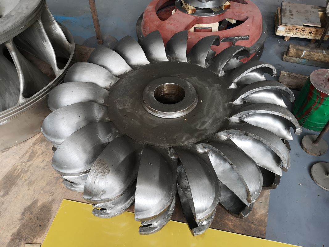 Customized Inlet Diameter 1-5 Meters Hydro Turbine Runner with and Rated Rotor Speed 100rpm 200rpm 300rpm 500rpm 1000rpm