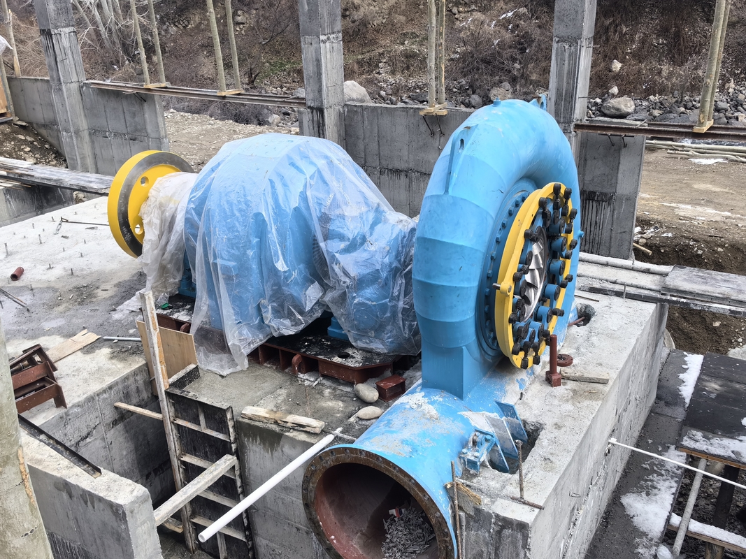 150RPM-1000RPM Speed Range Water Turbine Generator Low Noise Level ≤80dB and Long Life Time Over 30 Years