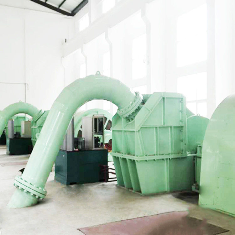 Hydroelectric Pelton Turbine Generator High Head Performance for Power Generation at 600RPM and Design Head of 100m To 700m