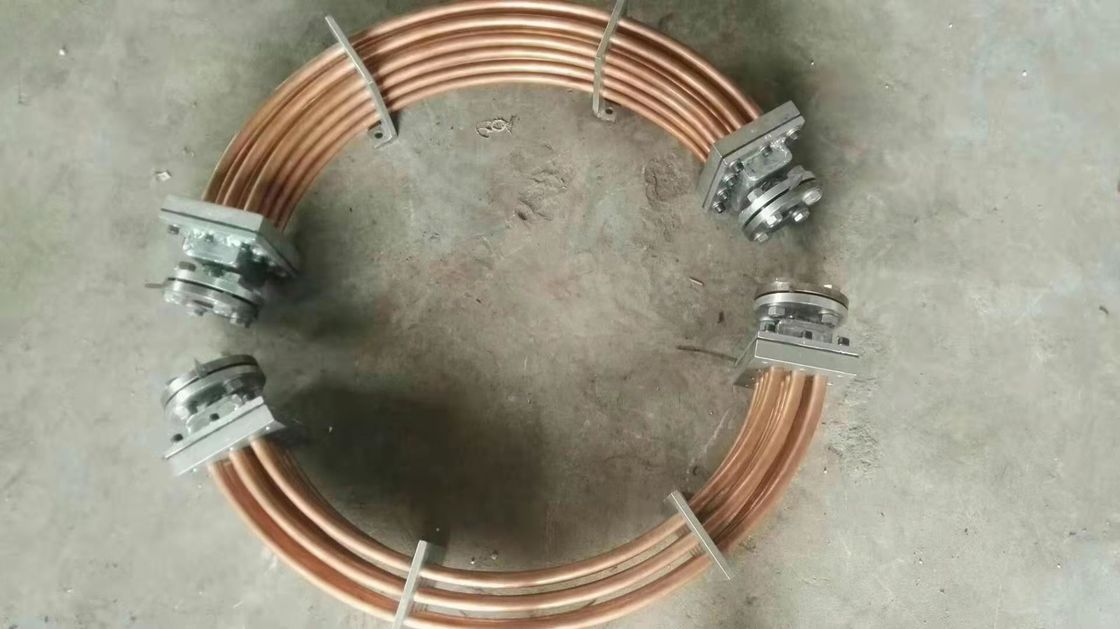 Industrial Wall Mounted Hydraulic Oil Cooler 10-50 Kg For Fluid Pipe Operating Temperature Range 0-80°C Performance