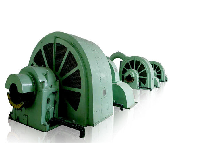 0.5 MW-20MW Power Output Pelton Turbine Generator With Horizontal Installation And Static Excitation System
