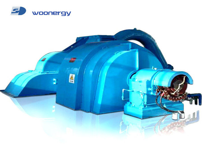 0.5 MW-20MW Power Output Pelton Turbine Generator With Horizontal Installation And Static Excitation System