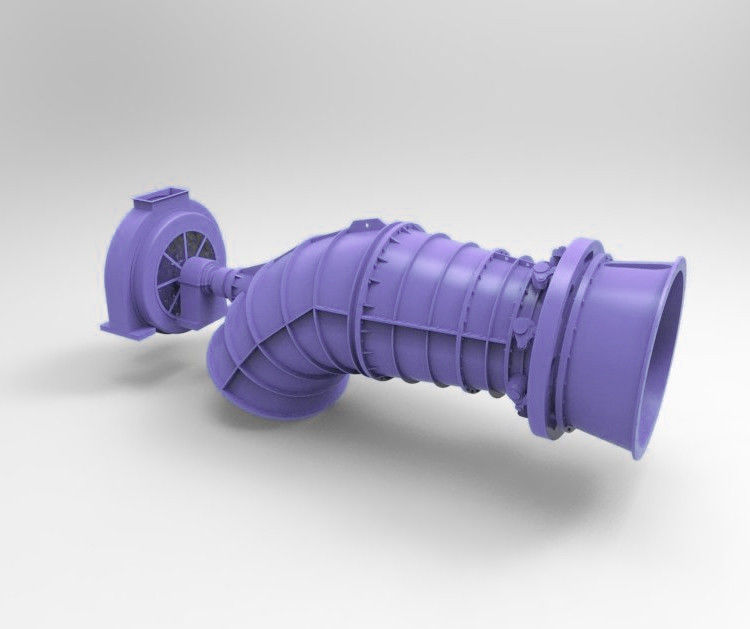 200kw Small Tubular Turbine Generator For 2m-10m Water Head Hydro Power Plants