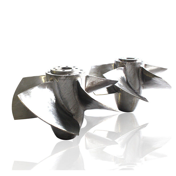 High Precision Hydro Turbine Runner , Kaplan Type Hydro Turbine Wheel