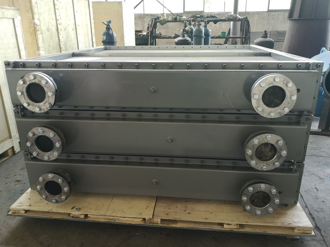 Water To Air Fined Tube Heat Exchanger With Blower Steam Coil Economizer Power Plant