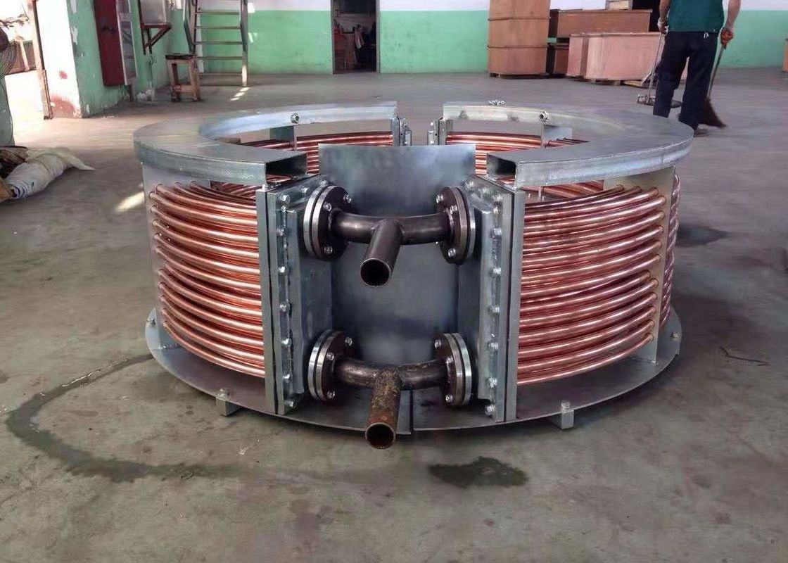 Industrial Wall Mounted Hydraulic Oil Cooler 10-50 Kg For Fluid Pipe Operating Temperature Range 0-80°C Performance