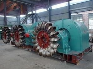 Stainless Steel Runner High Head Water Turbine Designed For High RPM 600-1000rpm