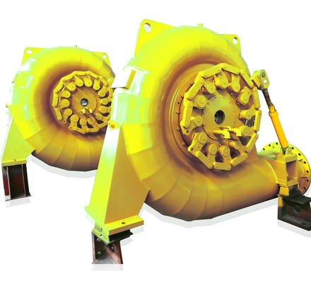 Water Cooling Francis Turbine Generator For Water Projects 90% Efficiency