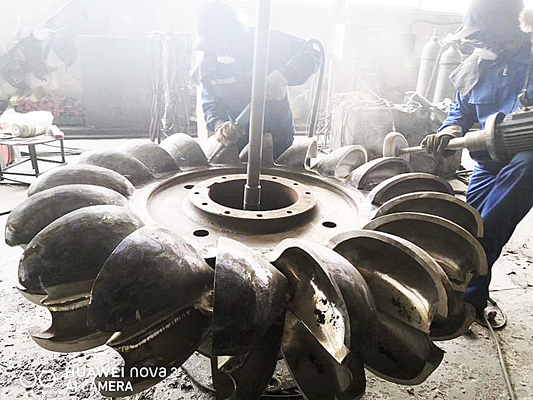 100kw-50mw Power Output Pelton Wheel Turbine Generator With Air / Oil Cooling Method