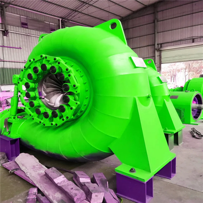Steel / Stainless Steel Francis Hydro Turbine Designed For Water Head Range 5m-500m