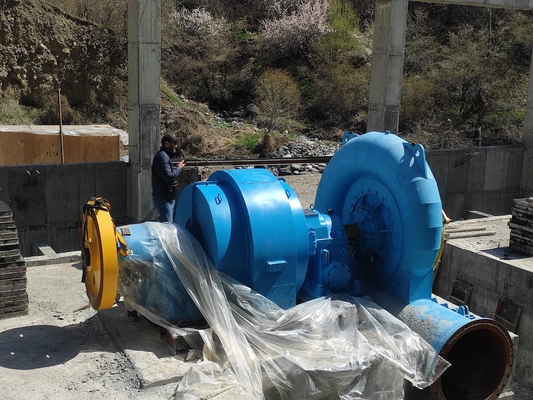 Customized Capacity Hydro Turbine Generator 200kw-20mw Steel Parameters 5m-500m Water Head 50HZ/60HZ