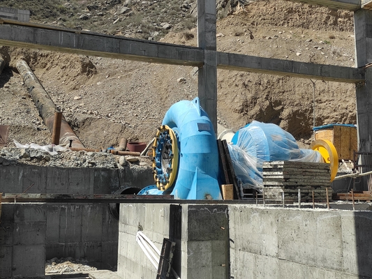 Durability Steel Hydro Turbine Generator 200kw-20mw Capacity 50HZ/60HZ