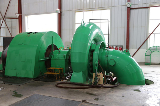 Power Stainless Steel Francis Turbine Generator 300KW-20MW 400V 800V 6.3kV 10kV