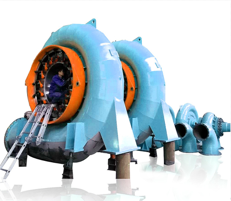 Stainless Steel Vertical Francis Turbine Generator 300KW-20MW