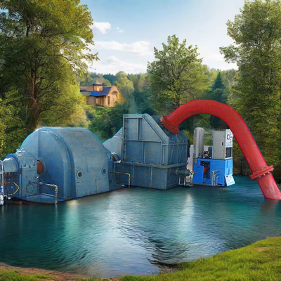 Efficiency IP54 Pelton Turbine Generator 6-10kV 100-1000A 500-3000r/min