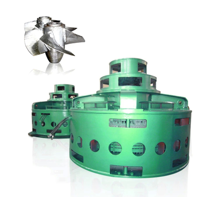 Custom Color Stainless Steel Water Powered Turbine Generator 5-30m Rated Head 220-11000V