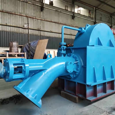 Customized 200kw-20mw Hydro Turbine Generator Steel / Stainless Steel 450-1000rpm