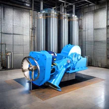 30MW Vertical Turgo Turbine Generator with 50Hz Frequency and 500-3000rpm Speed