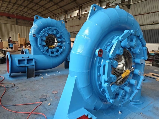 Capacity Hydro Turbine Generator 450-1000rpm 50Hz/60Hz Frequency 200kW-20MW Output