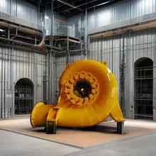 Water Turbine Generator With Cooling Method Air / Water Cooling And RPM 450-1000