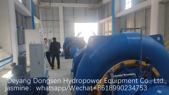 Stainless Steel Vertical Or Horizontal Francis Turbine Generator With 300KW-20MW Rated Power