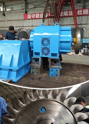 Oil Cooling Pelton Turbine Generator Pelton Turbine Power Generator With Cast Iron Body